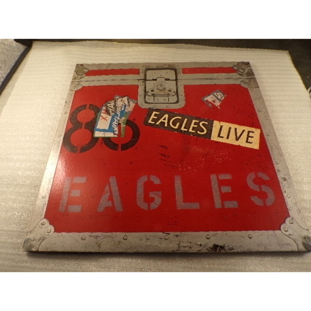 Eagles Live 1980 Double Vinyl LP Gatefold Album Asylum BB-705 Classic Rock